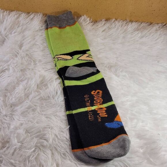Scooby-Doo Shaggy Socks Colorful Crew Socks- OSFM - Picture 2 of 4